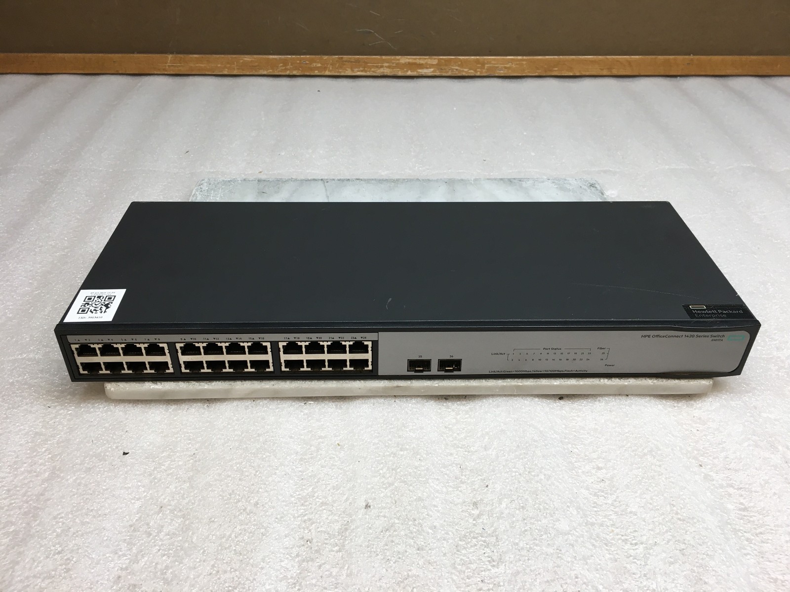 HP HPE JH017A OfficeConnect 1420 Series 24-Port Gigabit Unmanaged Switch