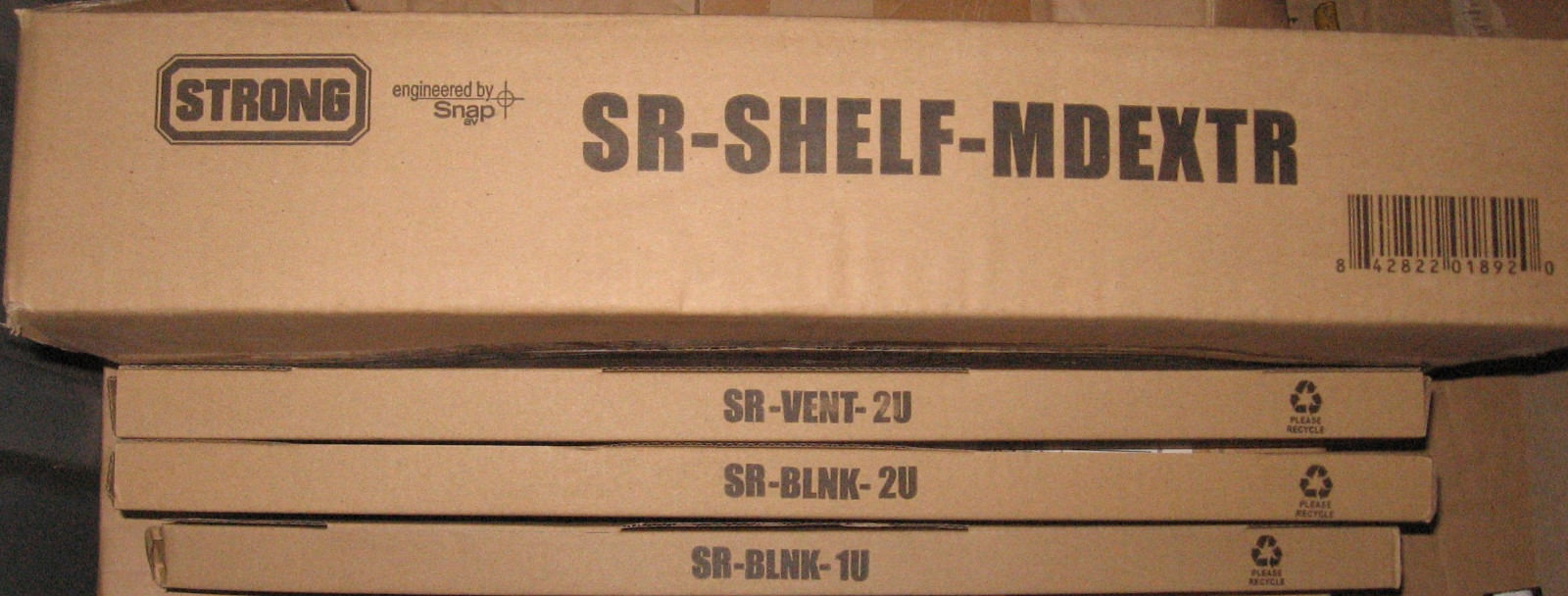 (21) Extender & Accessory Rack Shelf Vented Blank Panel Rack Blank Panel Lot