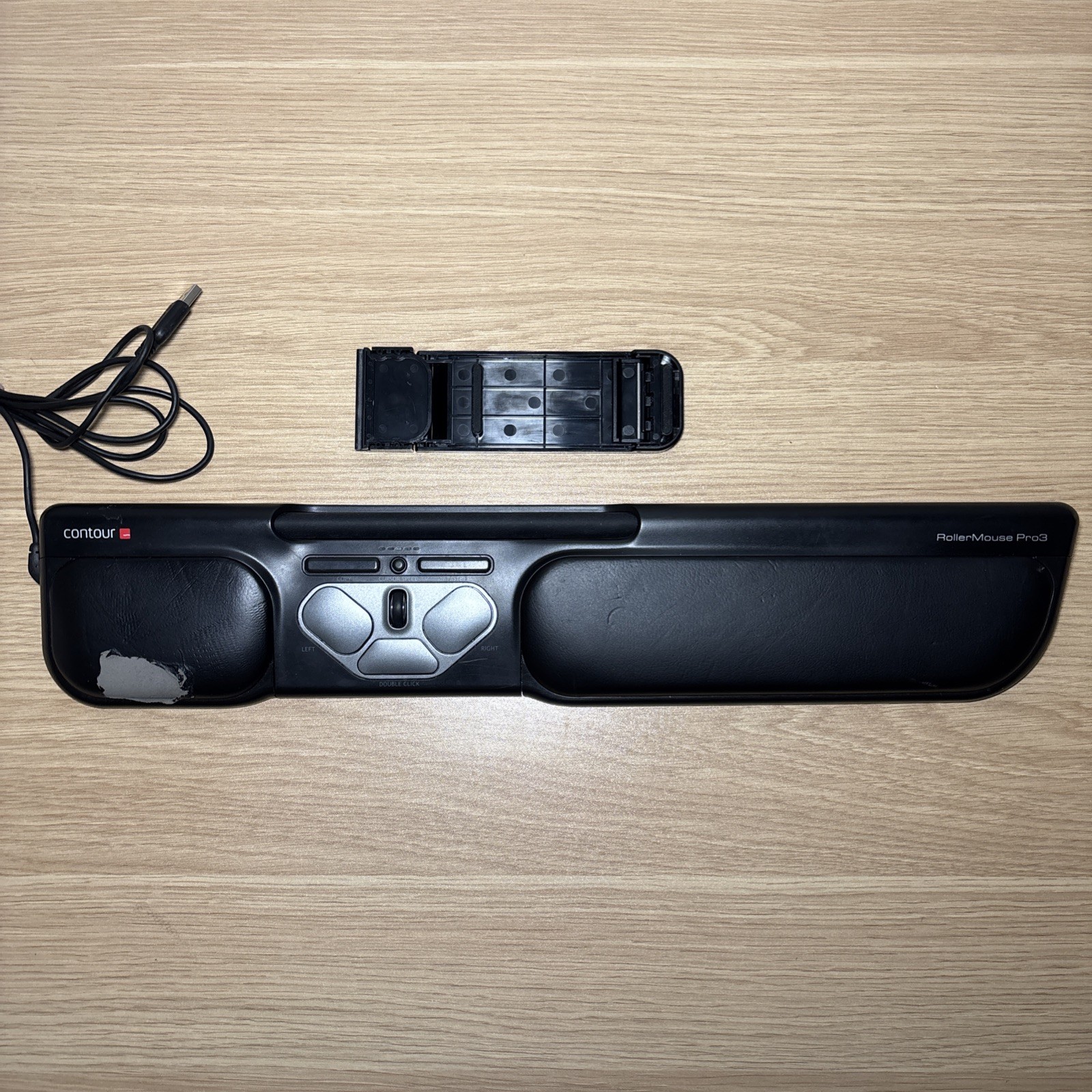 Contour Design RollerMouse Pro3 Wired Ergonomic Mouse - Black  tested works