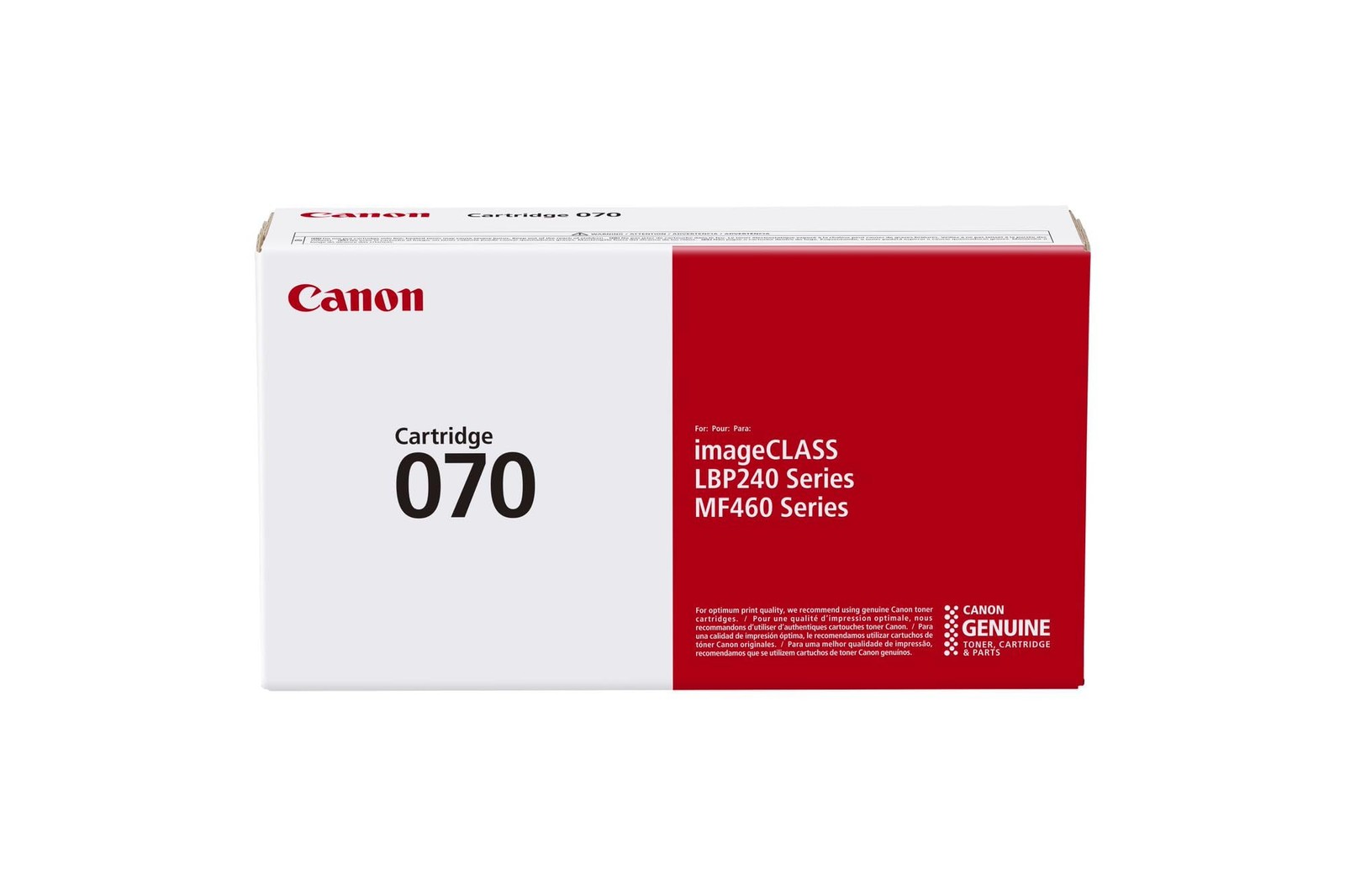 Canon 070 Original Laser Toner Cartridge - Black - 1 Pack (5639c001)