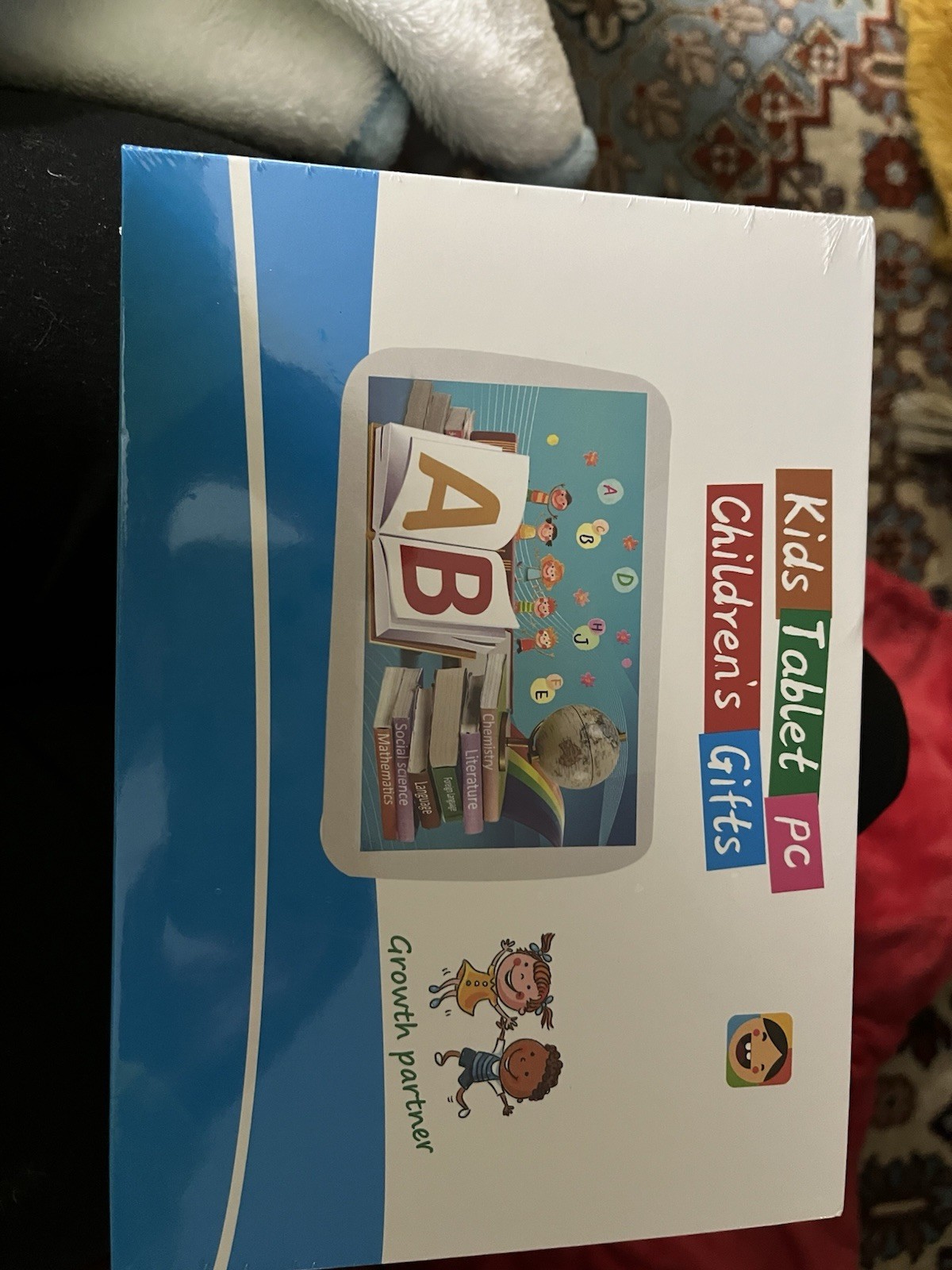 Kids Tablet PC 7in Android Tablet 32GB 2GB RAM Wi-Fi Dual Camera White/Blue
