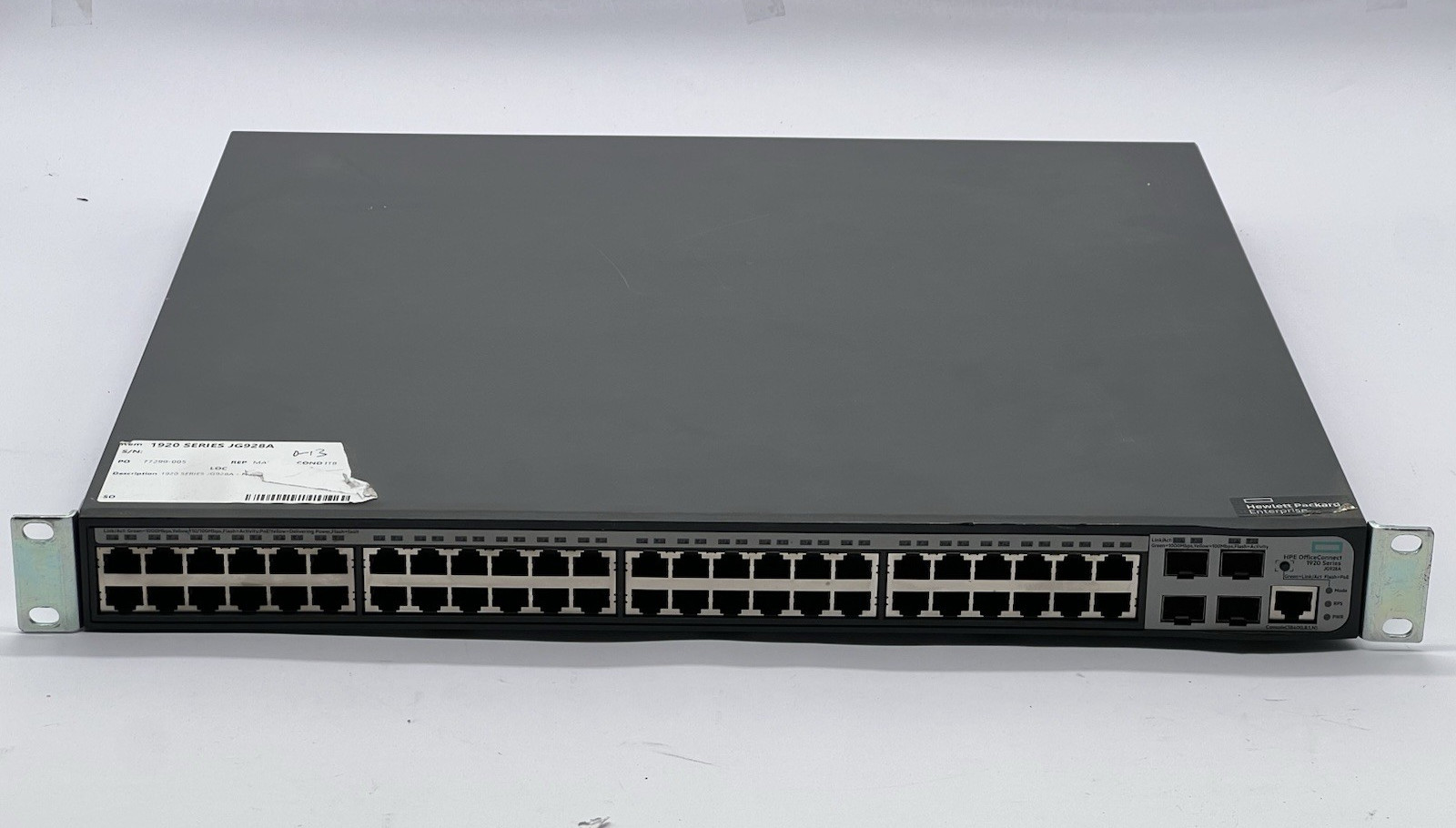 HPE OfficeConnect 1920 Series JG928A 48-Port Gigabit PoE+ Network Switch