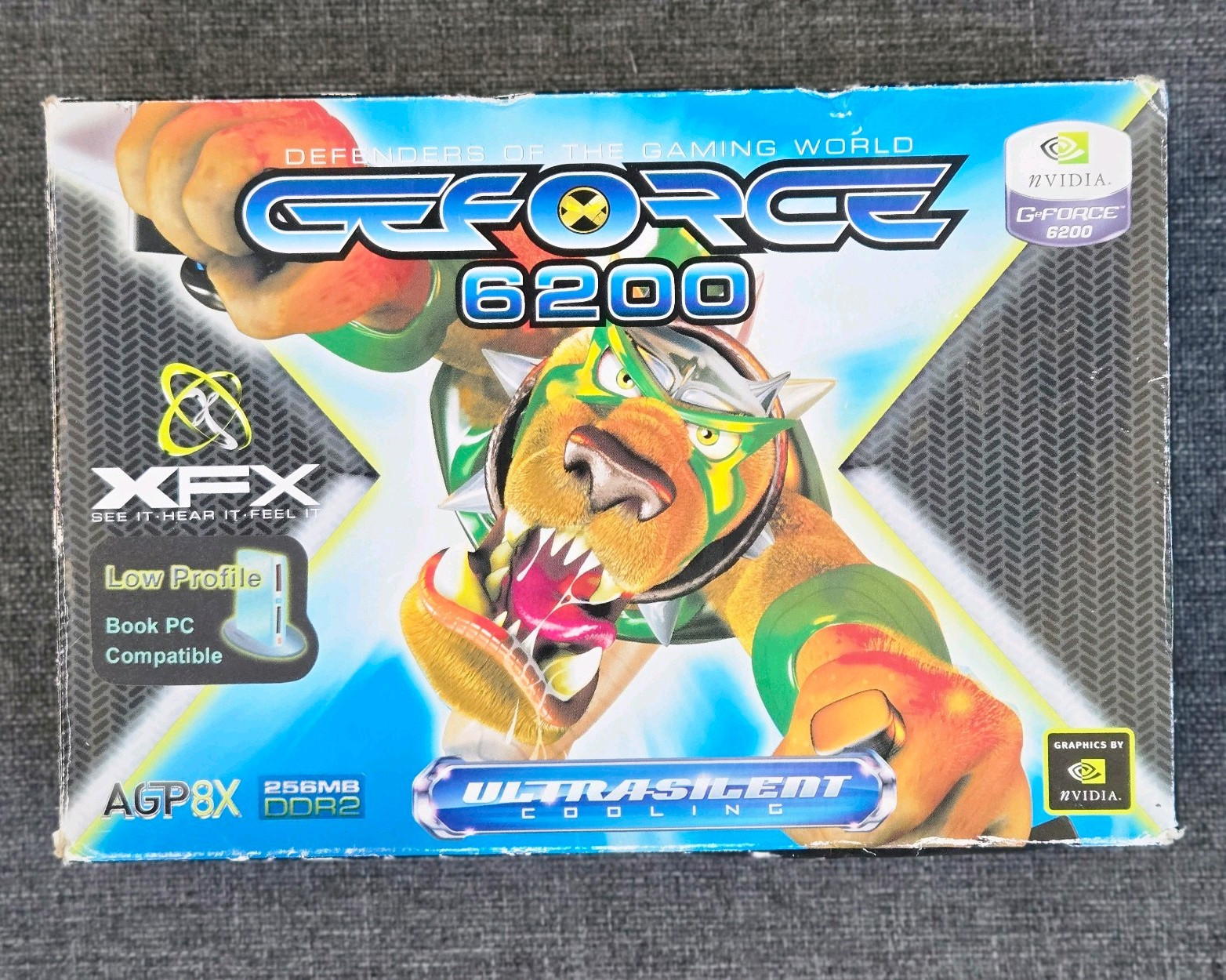 XFX GeForce 6200 256MB DDR2 AGP Retail Box Manual Driver CD ONLY No GPU