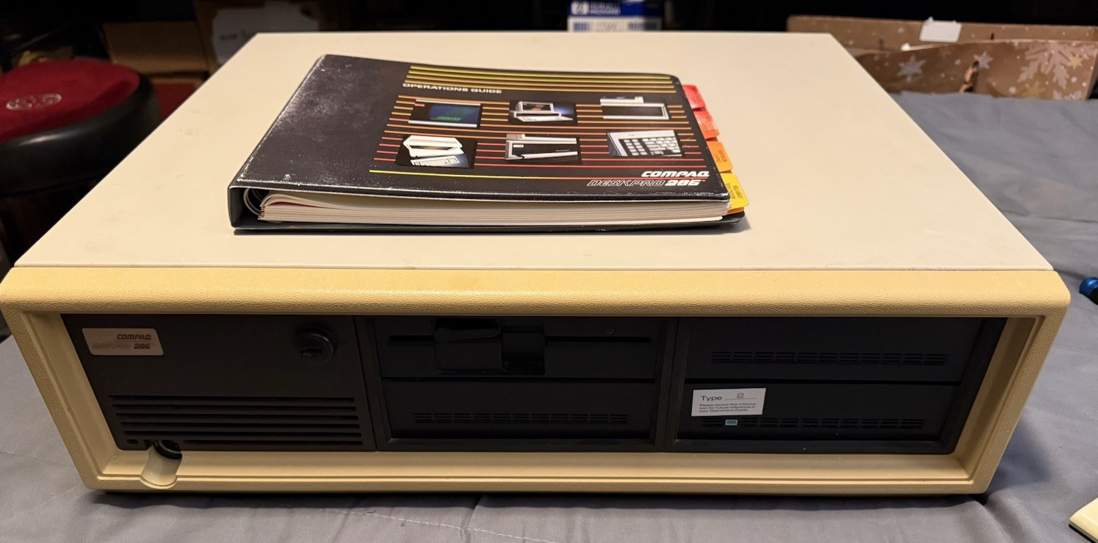 Compaq Deskpro 286 8MHz Model 2550 With Operations Guide, All Original, Working
