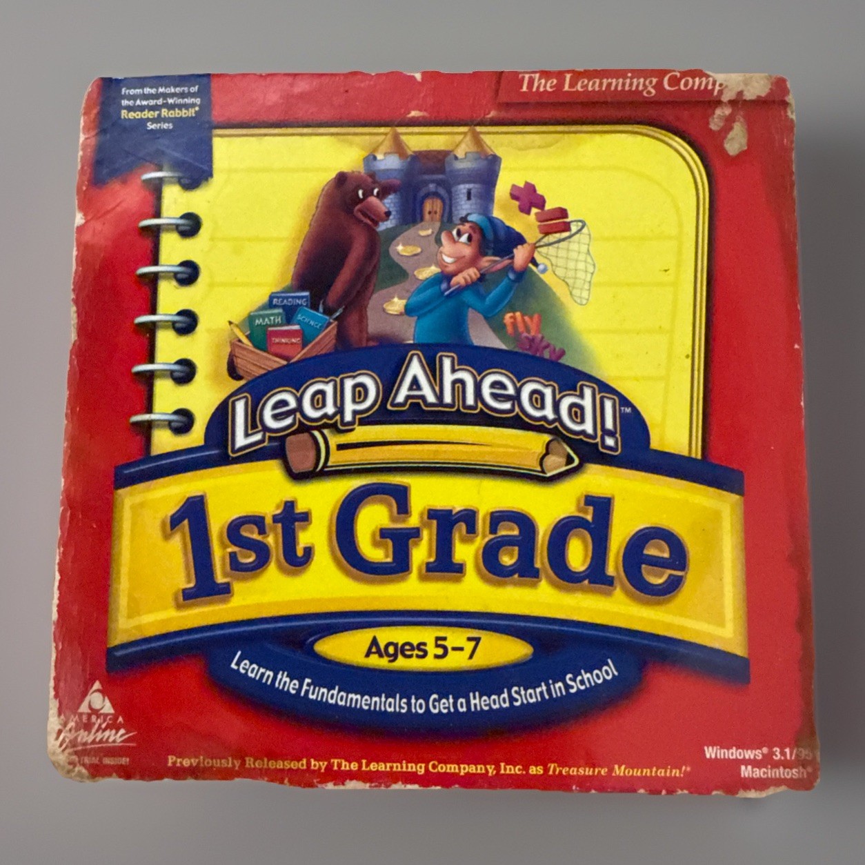 Leap ahead 1st grade the learning company 1999 vintage software
