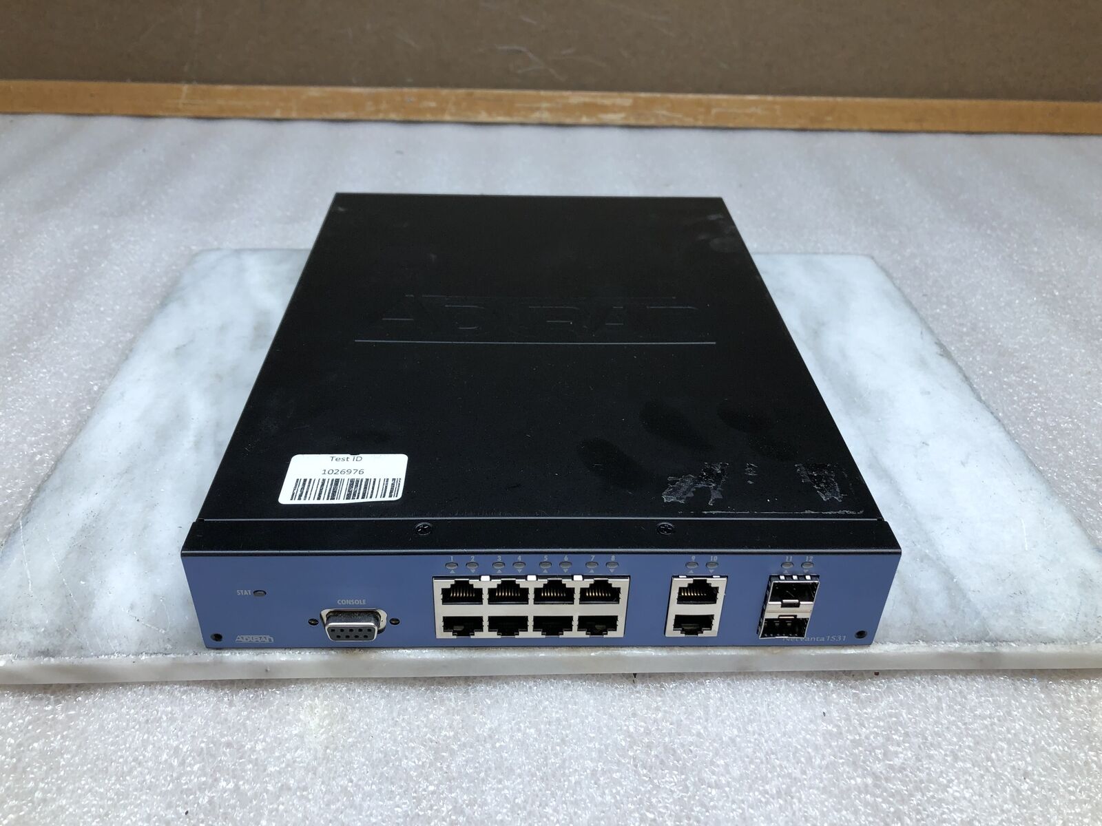 Adtran NetVanta 1531 Router P/N:1700570F1 12-Port Gigabyte Ethernet Switch
