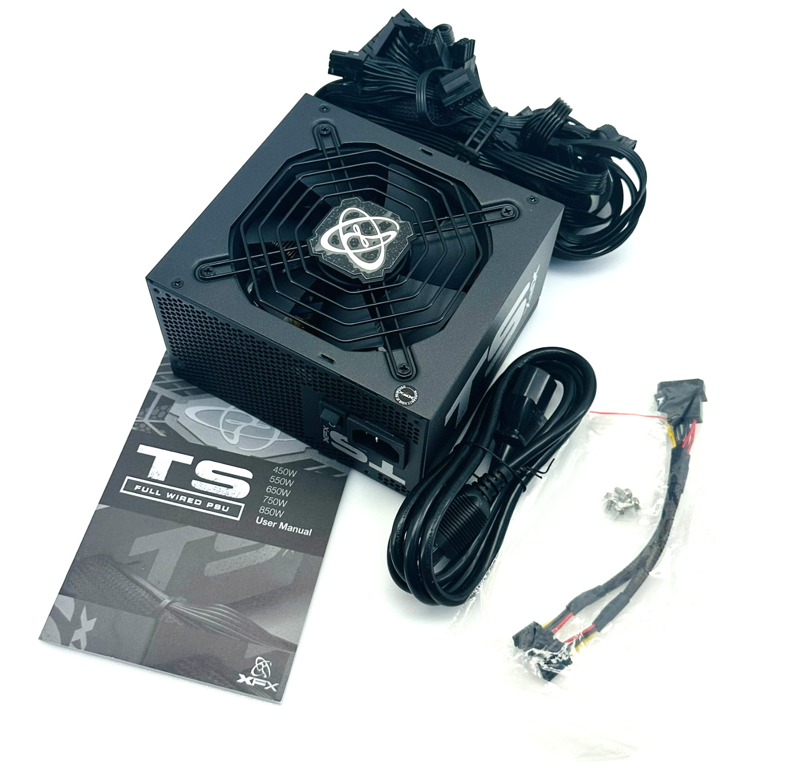 XFX TS 550W Power Supply 80 Plus Bronze  XPS-550W-SEW 