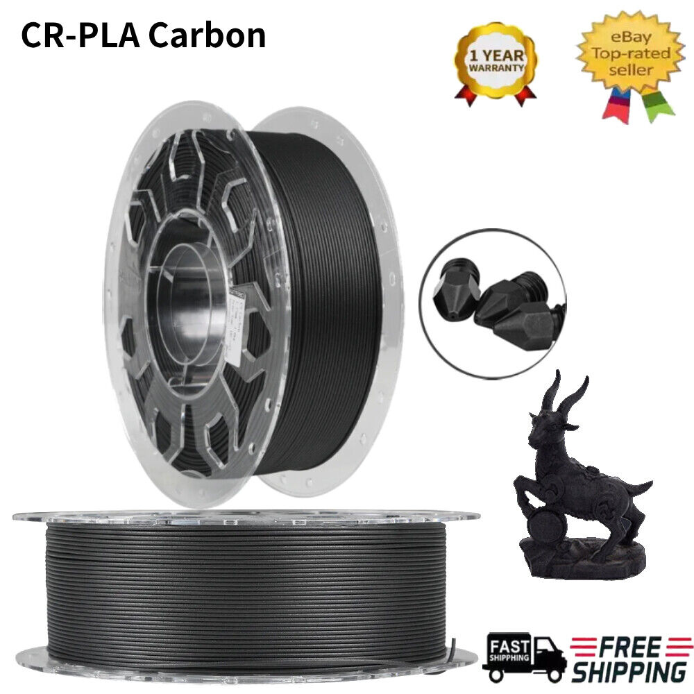Creality Carbon Fiber Filament 1.75mm,3D Printer Filament, 1kg (2.2lbs) Spool
