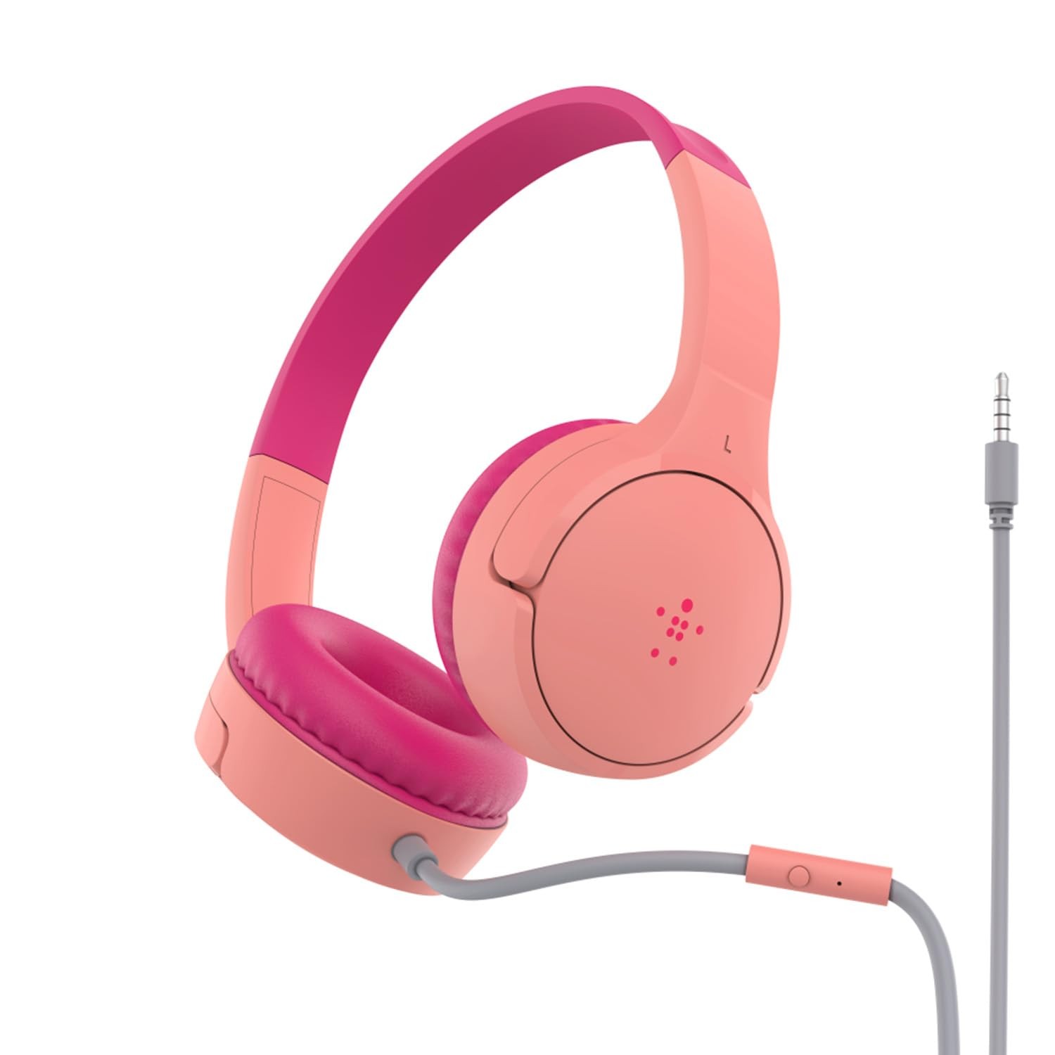 Belkin SoundForm Mini Wired On-Ear Headphones for Kids, Over-Ear Headset for Chi