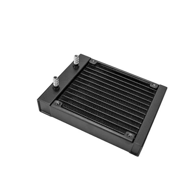 Black 120mm Aluminum Heatsink with N8 Fitting, DIY Computer Case