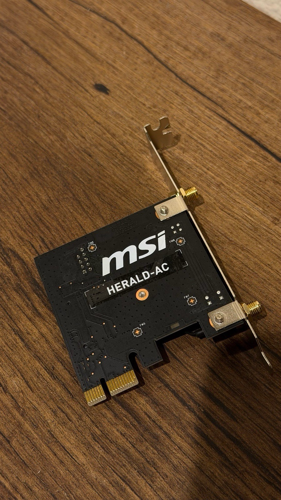 MSI Herald-AC Dual Band Wi-Fi Bluetooth PCIe Adapter Card MS-B905C Intel 8260