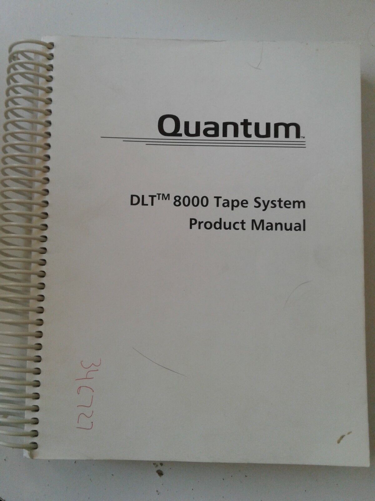 Quantum DLT 8000 Tape System Product Manual 1999