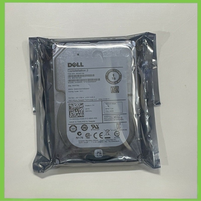 NewDell 1TB 7.2K 2.5" 6G SATA WF12F 0WF12F ST91000640NS HDD Hard Drive