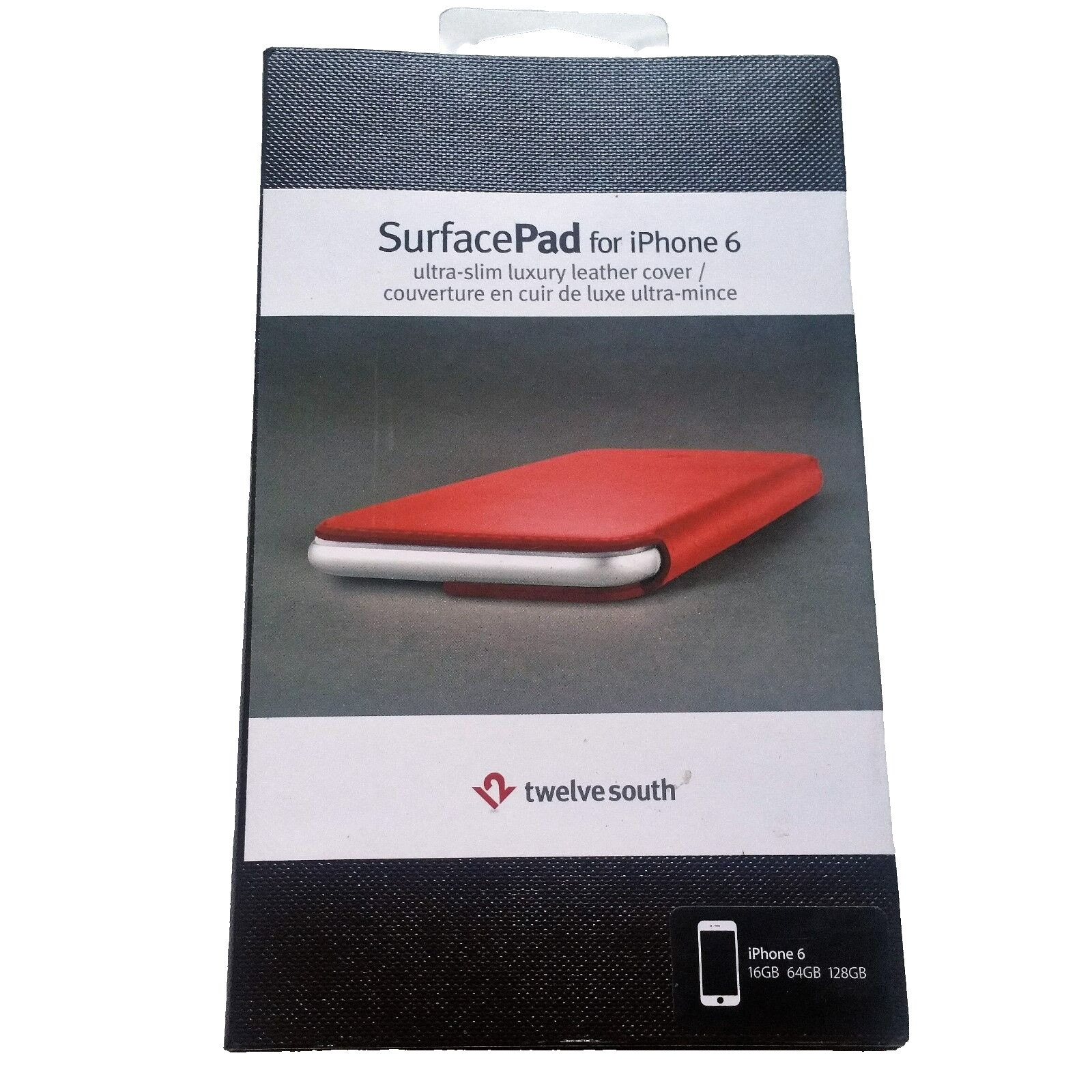 Twelve South SurfacePad Leather Folio Cover w' Stand iPhone 6 6s + ZAGG CLeaner