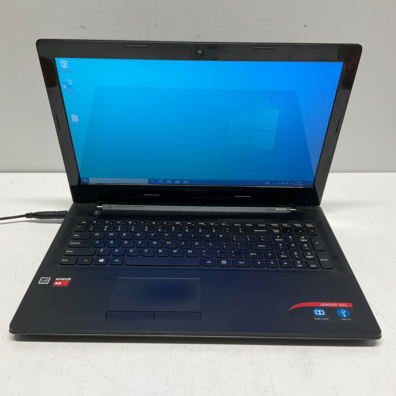 Lenovo G51-35 AMD A8-7410 8GB 256GB SSD Windows 10 Pro Laptop