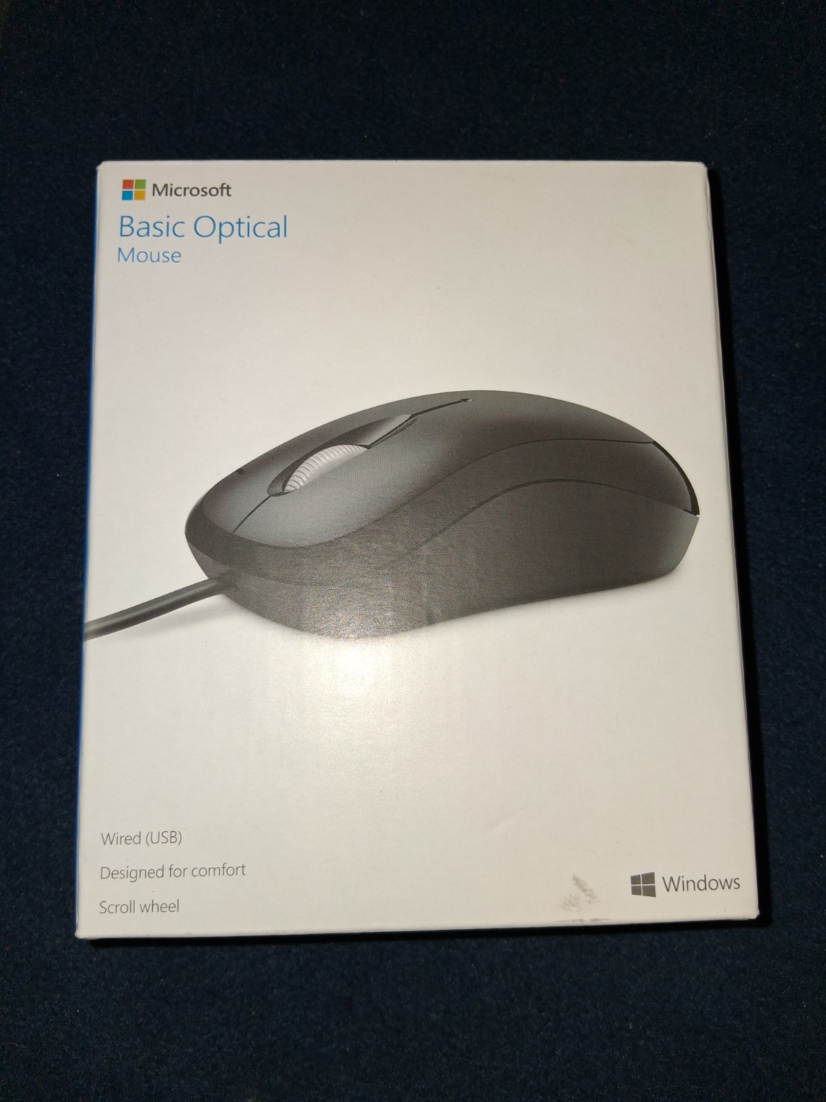 Microsoft Basic Optical Mouse V2.0 USB, Wired, Black New