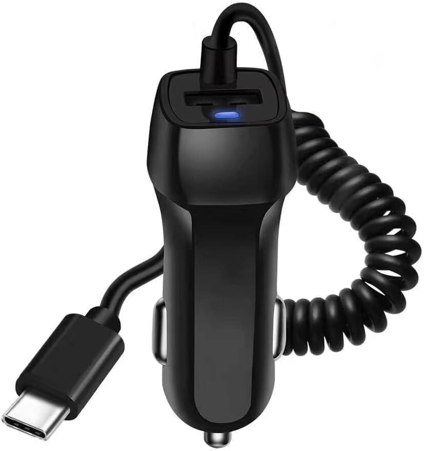 Power Car Charger w/USB Charging Port for Samsung Galaxy Tab S10 Ultra, Tab S10+