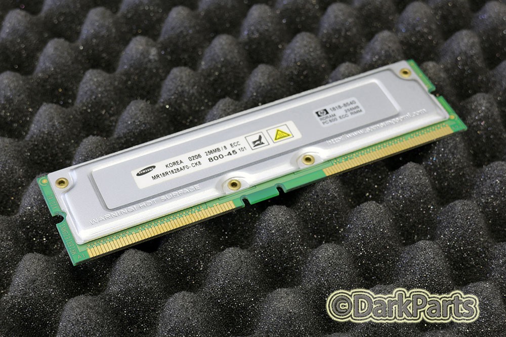 Samsung MR18R1628AF0-CK8 256MB RAMBUS 800-45 1818-8540