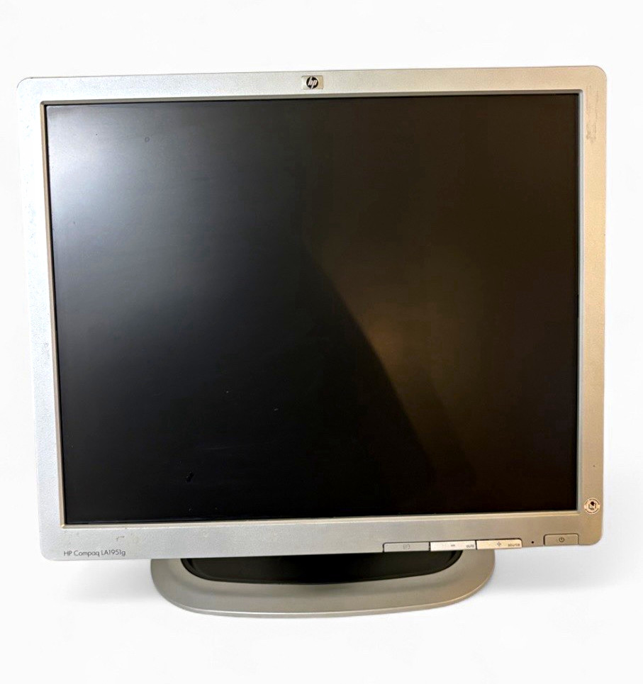 HP Compaq LA1951g 19" LCD Monitor 1280x1024 5:4 VGA DVI-D USB Hub