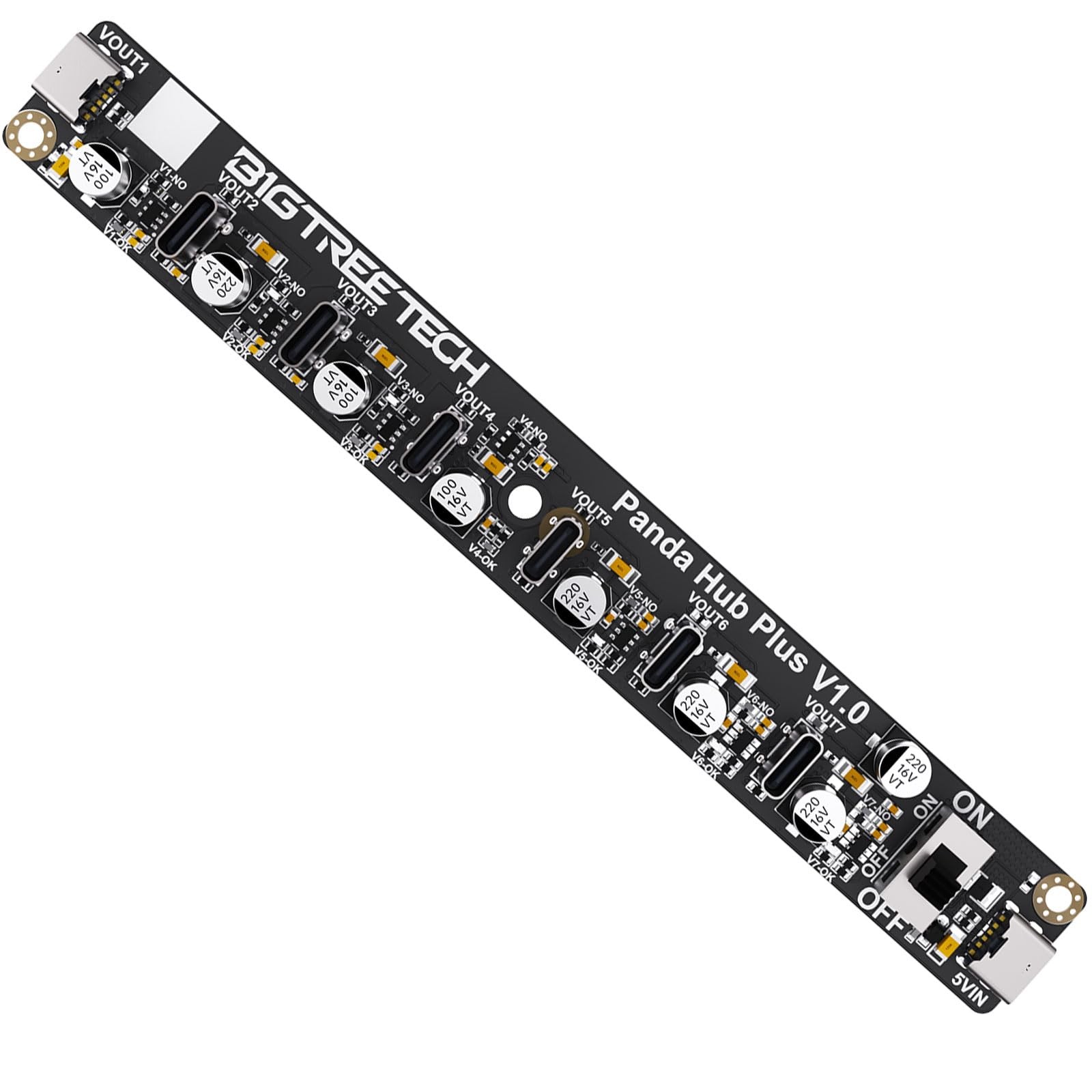 BIGTREETECH Panda Hub Plus Compatible with Bambu-Lab P1S P1P X1C X1E A1 Black 