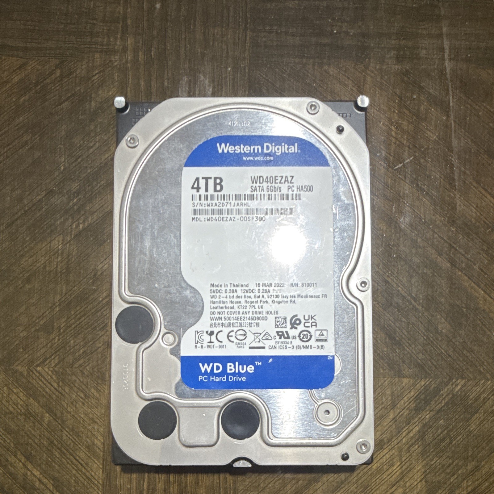 Western Digital Blue 4TB WD40EZAZ