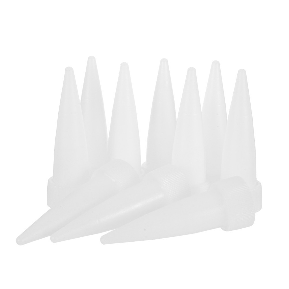 Plastic Caulk Tube Tips 10Pcs Durable Nozzles for Accurate Glue Dispensing