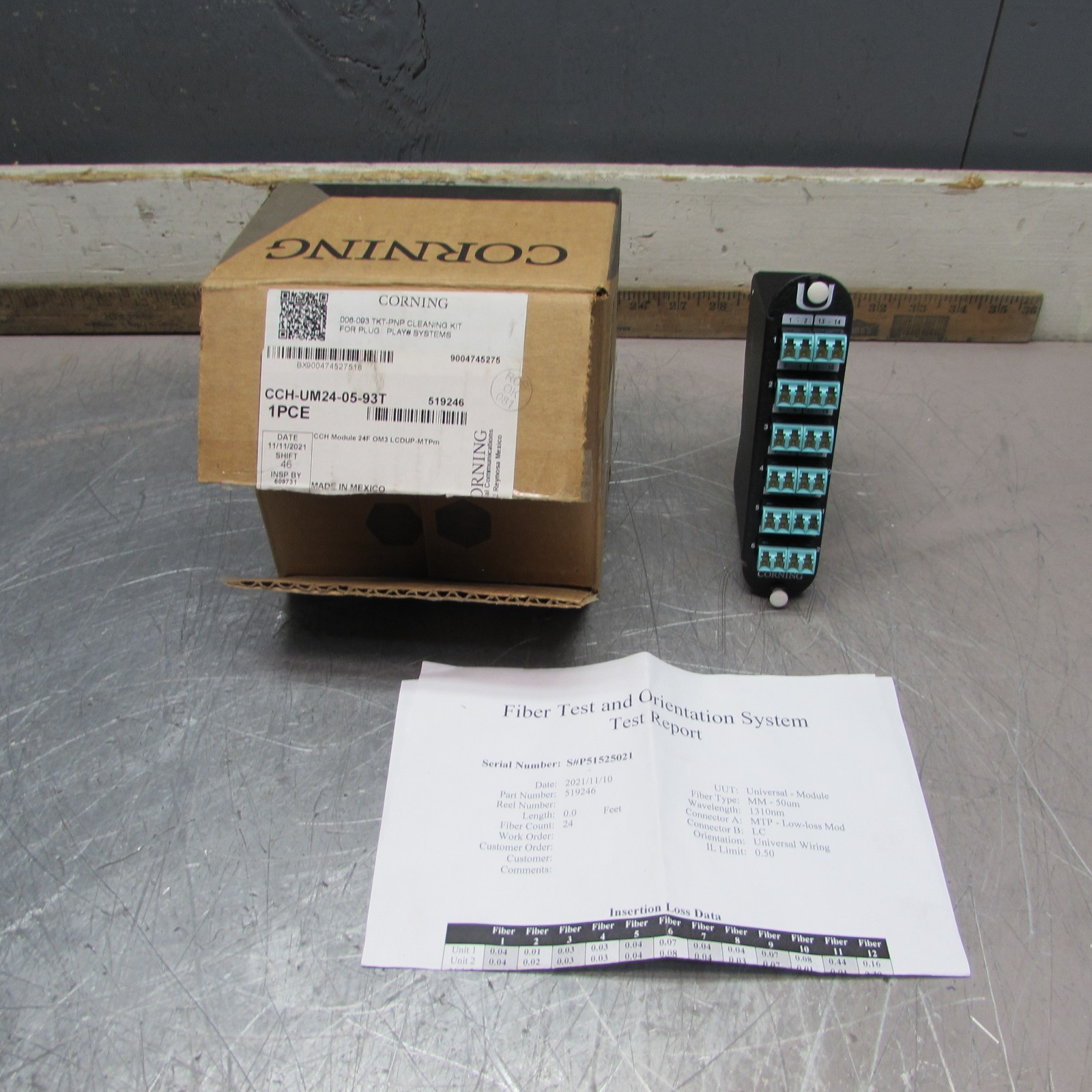 NEW Corning CCH-UM24-05-93T, LC Duplex 24 Fiber ,Multimode OM3, MAKE OFFER