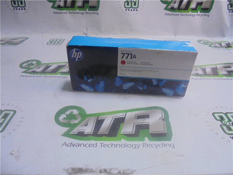 Genuine HP B6Y16A 771A Chromatic Red Ink Cartridge 775ml New Sealed Exp 2021