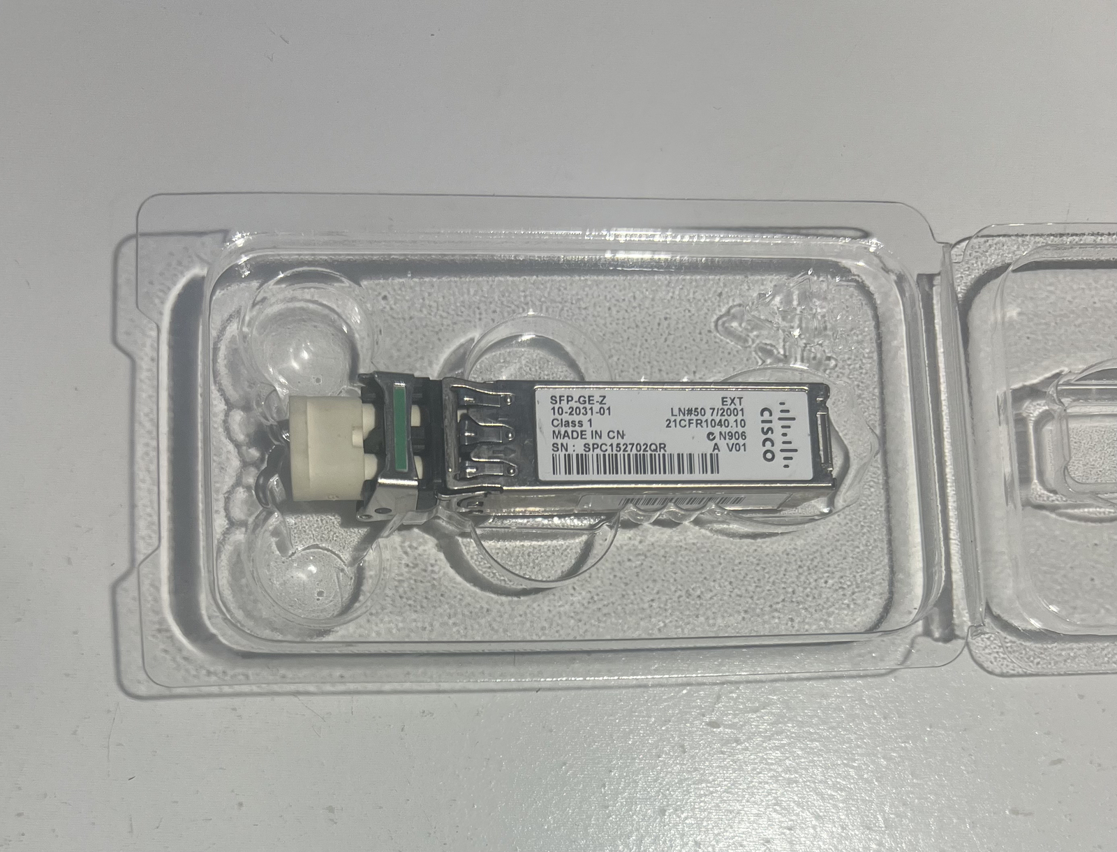 Cisco SFP-GE-Z Duplex SFP 1Gbps 70 km SMF DDM 1550nm