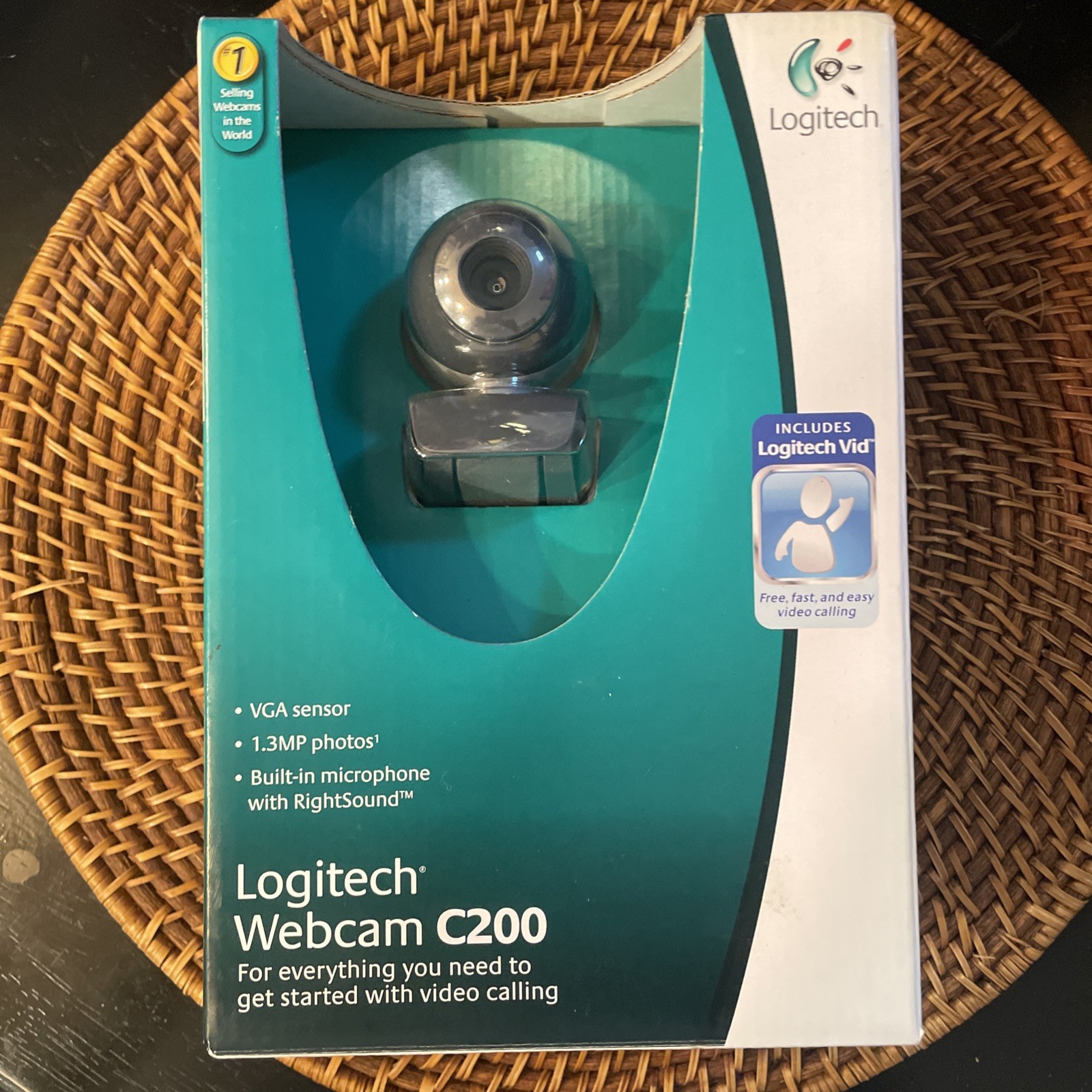 NEW/box Logitech Webcam C120m - box opened but never used