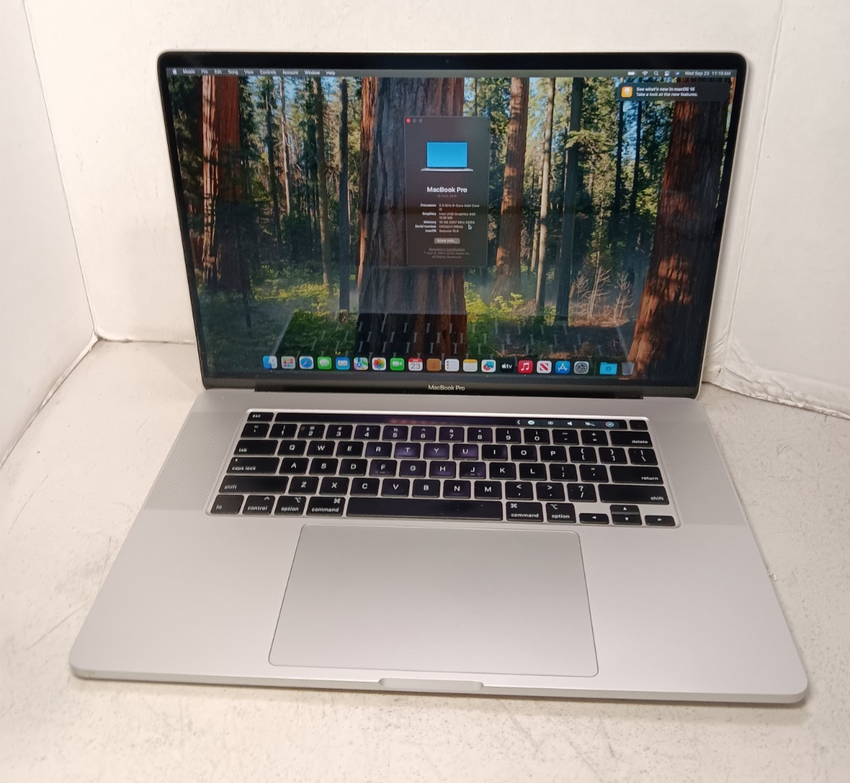2019 Apple MacBook Pro 16-inch -I9 2.3GHz 16GB RAM 1TB SSD AMD Pro 5500M #69