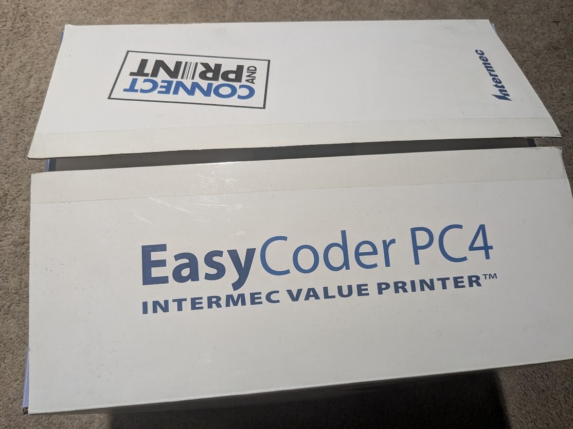 Intermec EasyCoder PC41 Compact Thermal Barcode Label Printer - New in box