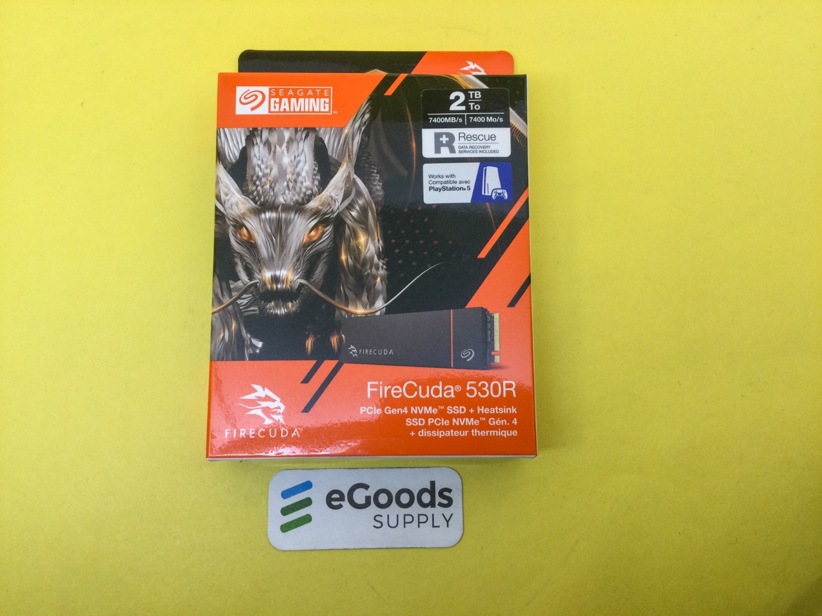ZP2000GM3A073 Seagate FireCuda 530R 2TB PCIe 4.0 x4 NVMe M.2 2280 SSD F/S
