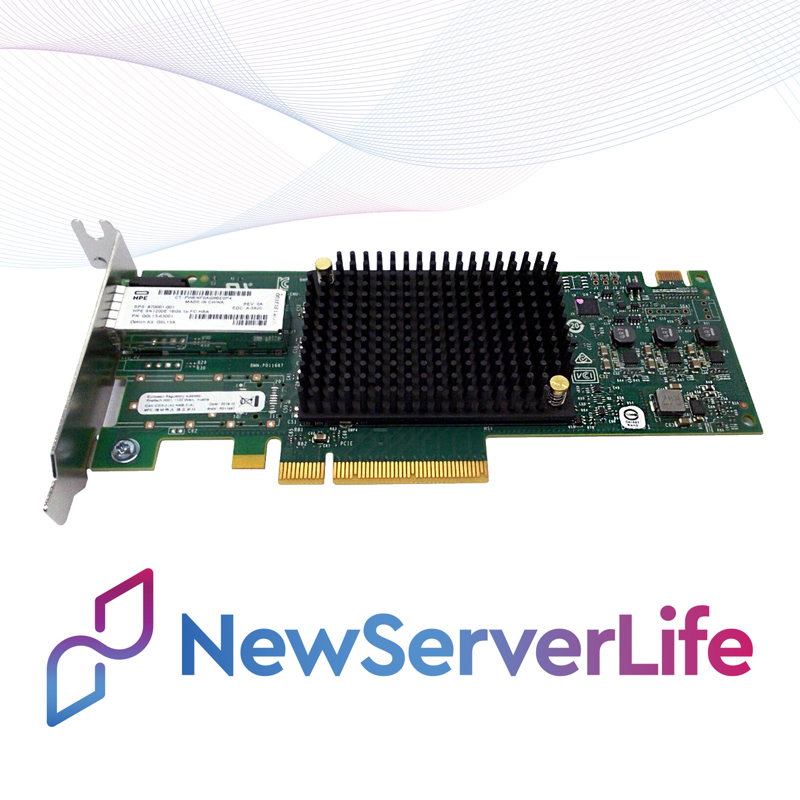 HPE HBA SN12000E 16GB FC 1-Port PCI-e Low Profile 870001-001