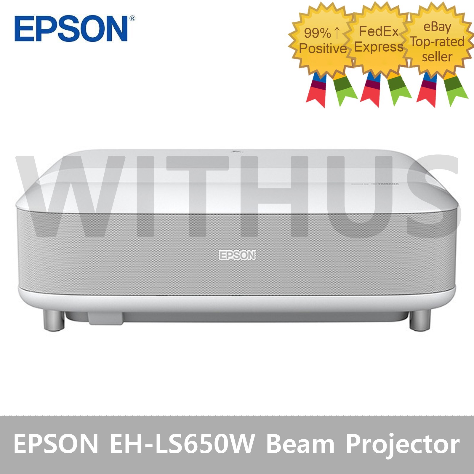 EPSON EH-LS650W 3,600 Lumens 120" 4K PRO-UHD Laser Beam TV Projector - Tracking_