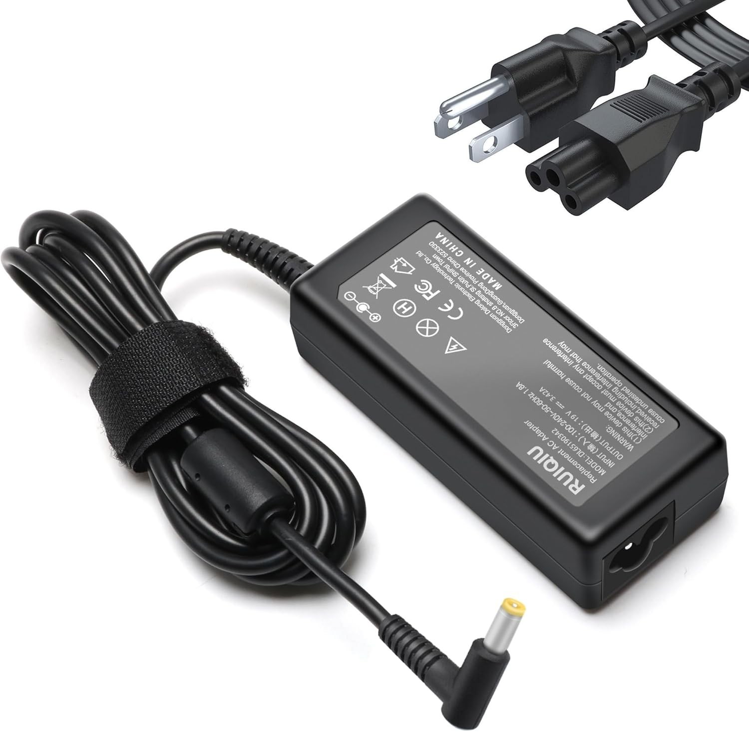 VH240A Compatible Power Supply Charger Cord for HP 27f 25f 24f 22cwa Monitors