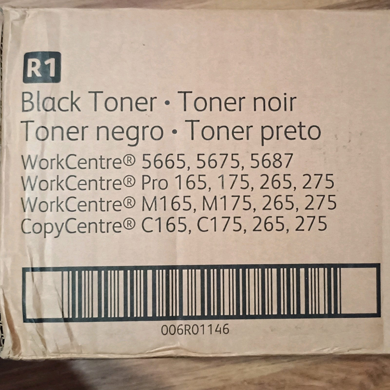 Xerox 006R01146 (6R1146) Genuine Black Toner Cartridge 2 Pack