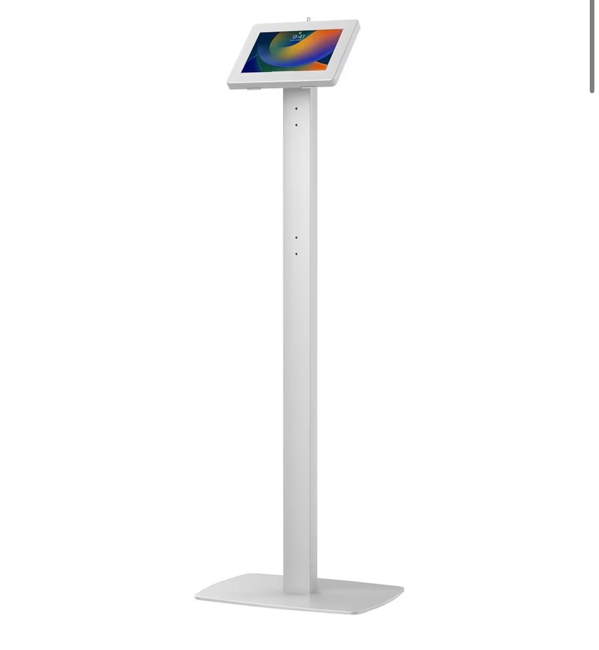 CTA Digital Thin Tall Floor Stand Standing 360 Degree Kiosk Display Tablet Holde
