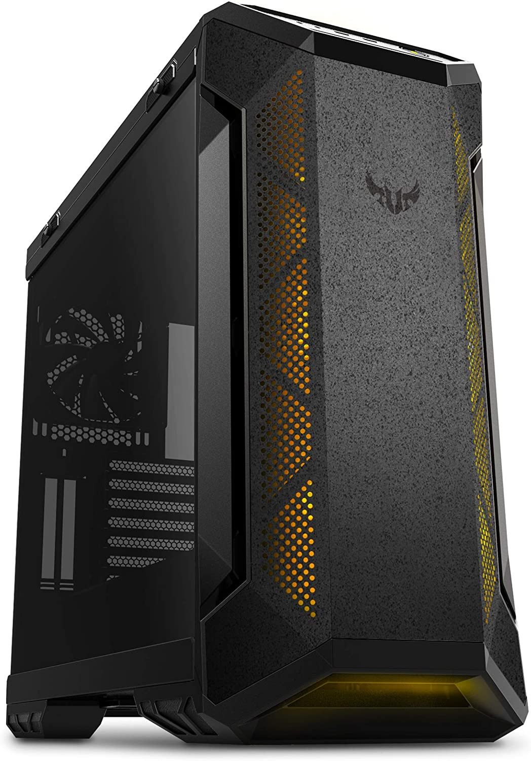 ASUS TUF Gaming GT501 Mid-Tower Gaming Case, EATX Support, Pre-Installed 4 Case