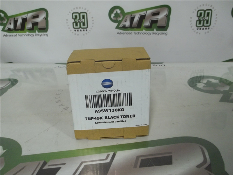Konica Minolta A95W130KG TNP49K Black Toner – Sealed in Box