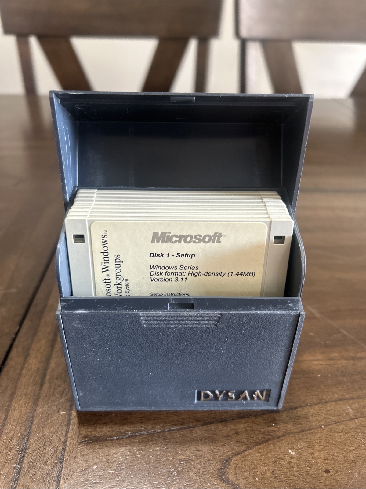 Vintage Microsoft Windows for Workgroups 3.11 3.5" Floppy Disks Complete Dysan