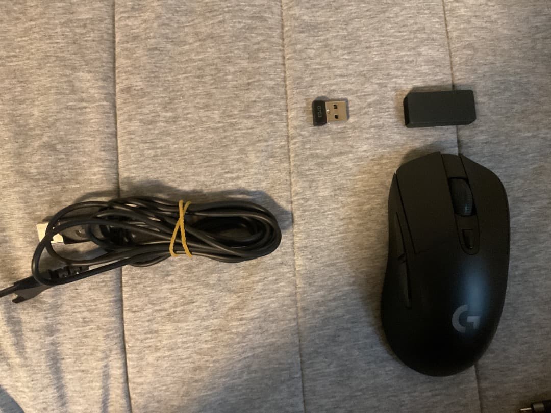 Logicool G703h Wireless Gaming Mouse Black Ergonomic RGB Accessories