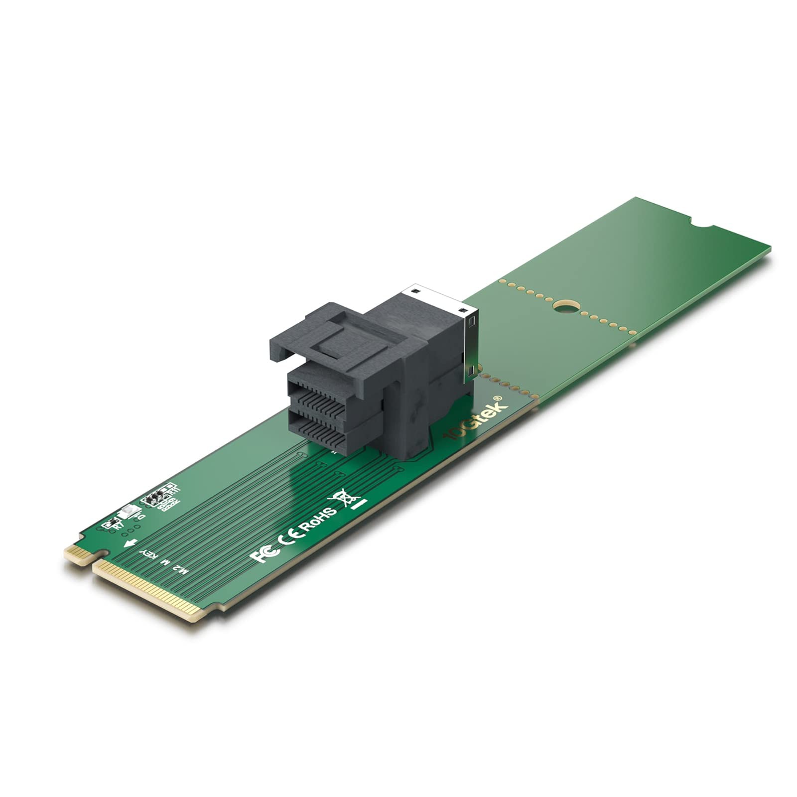 M.2 M Key to SFF-8643 Adapter PCIe 3.0 x4 NVMe SSD U.2 Converter