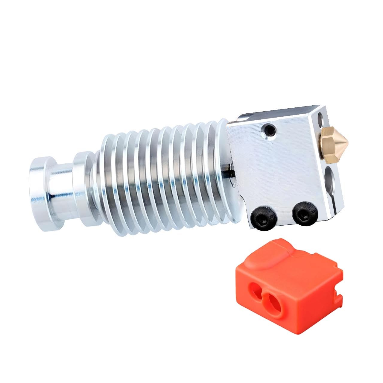 V6 Volcano All Metal Hotend High Flow,Upgrade V6 BiMetal Heatbreak,Volcano Br...