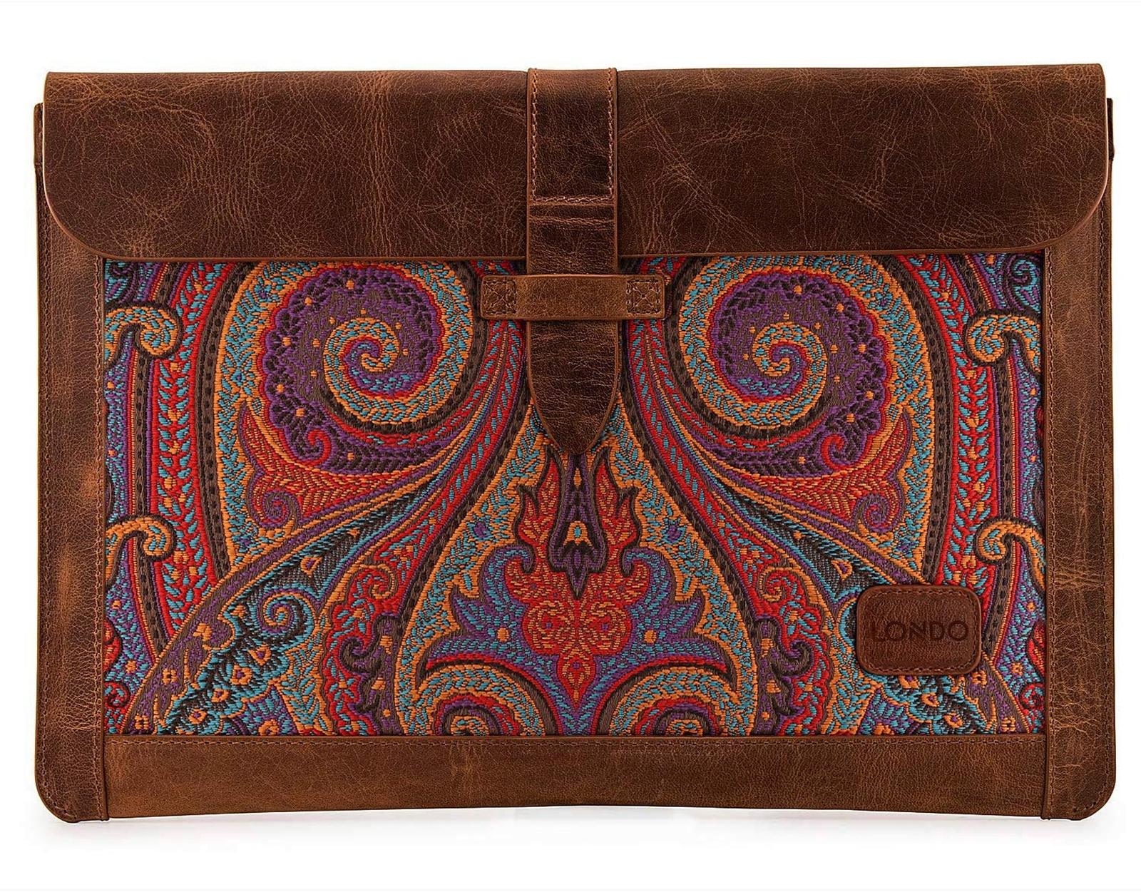 Londo Top Grain Leather Macbook Bag Laptop Sleeve for MacBook Pro and MacBook...