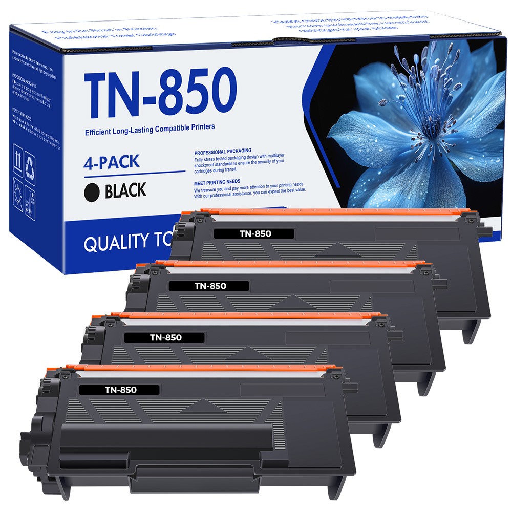 TN-850 TN850 Toner Cartridge Replacement for Brother 4 PK TN 850 HL-L5200DW
