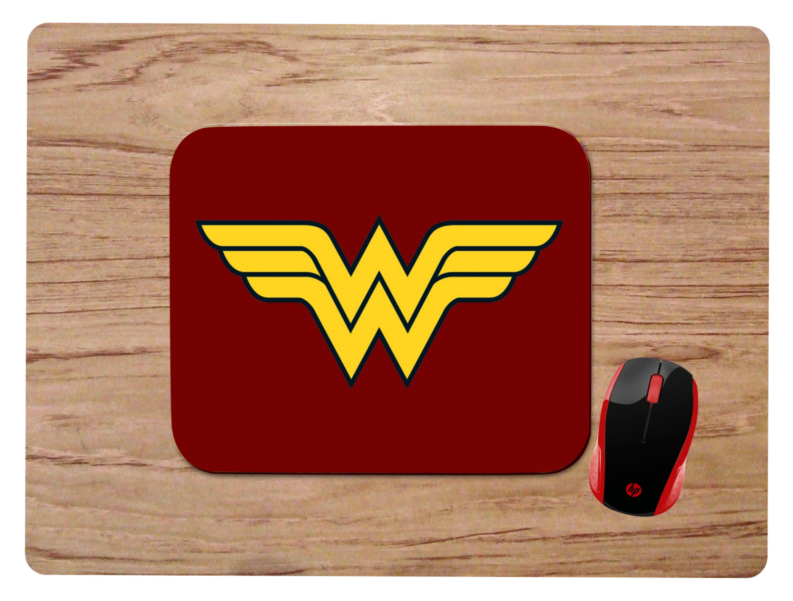 WONDER WOMAN LOGO DESIGN  MOUSEPAD MOUSE PAD HOME OFFICE GIFT DESIGN 3