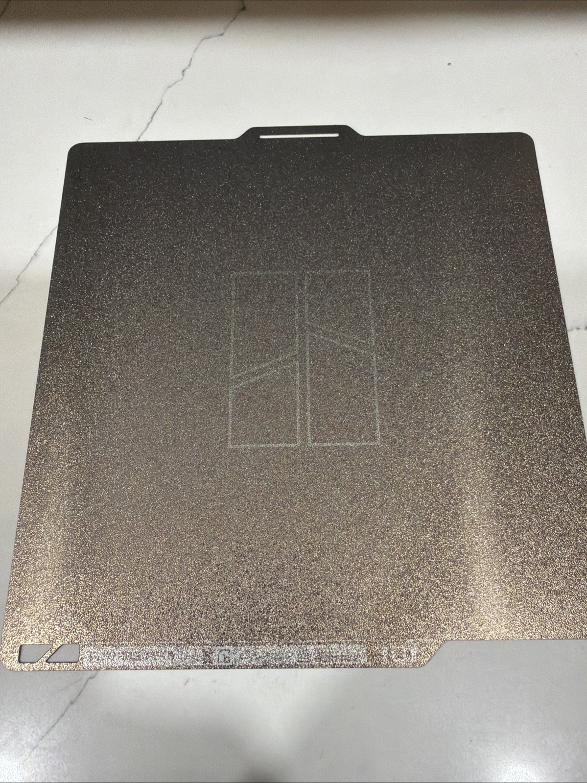 OEM Original Bambu Labs Dual Sided Gold Textured Pei 3D Printer Plate Only