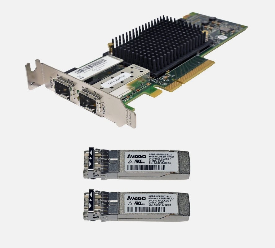 LENOVO 01CV843 - Emulex LPe31002-M6 16Gb Gen6 FC Dual-port HBA (2 x SFP)