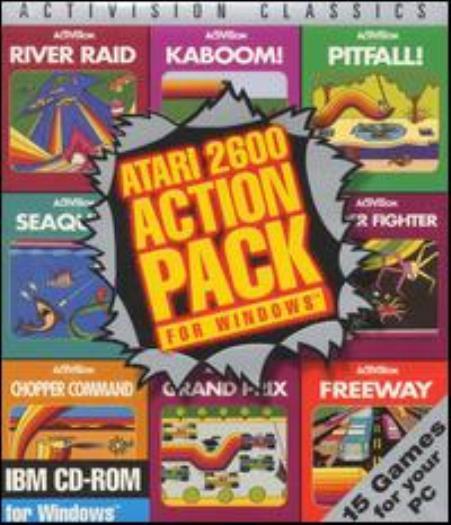 Activision's Atari 2600 Action Pack PC CD 15 classic retro arcade Kaboom games